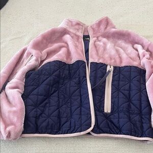 UGG Pink and Navy Quilted Jacket